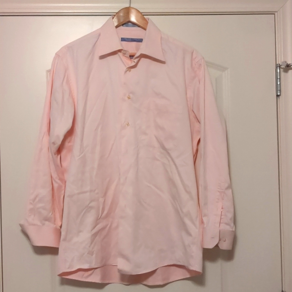 Beautiful pink cotton foresight of Canada men's button-down shirt